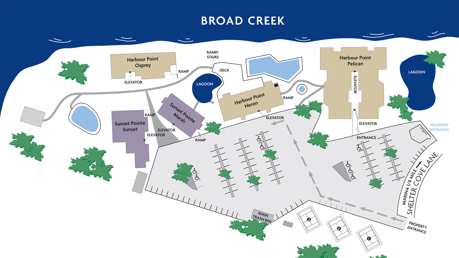 Marriott Harbour Point Resort Map Map | Marriott's Harbour Point | Marriott Vacation Club