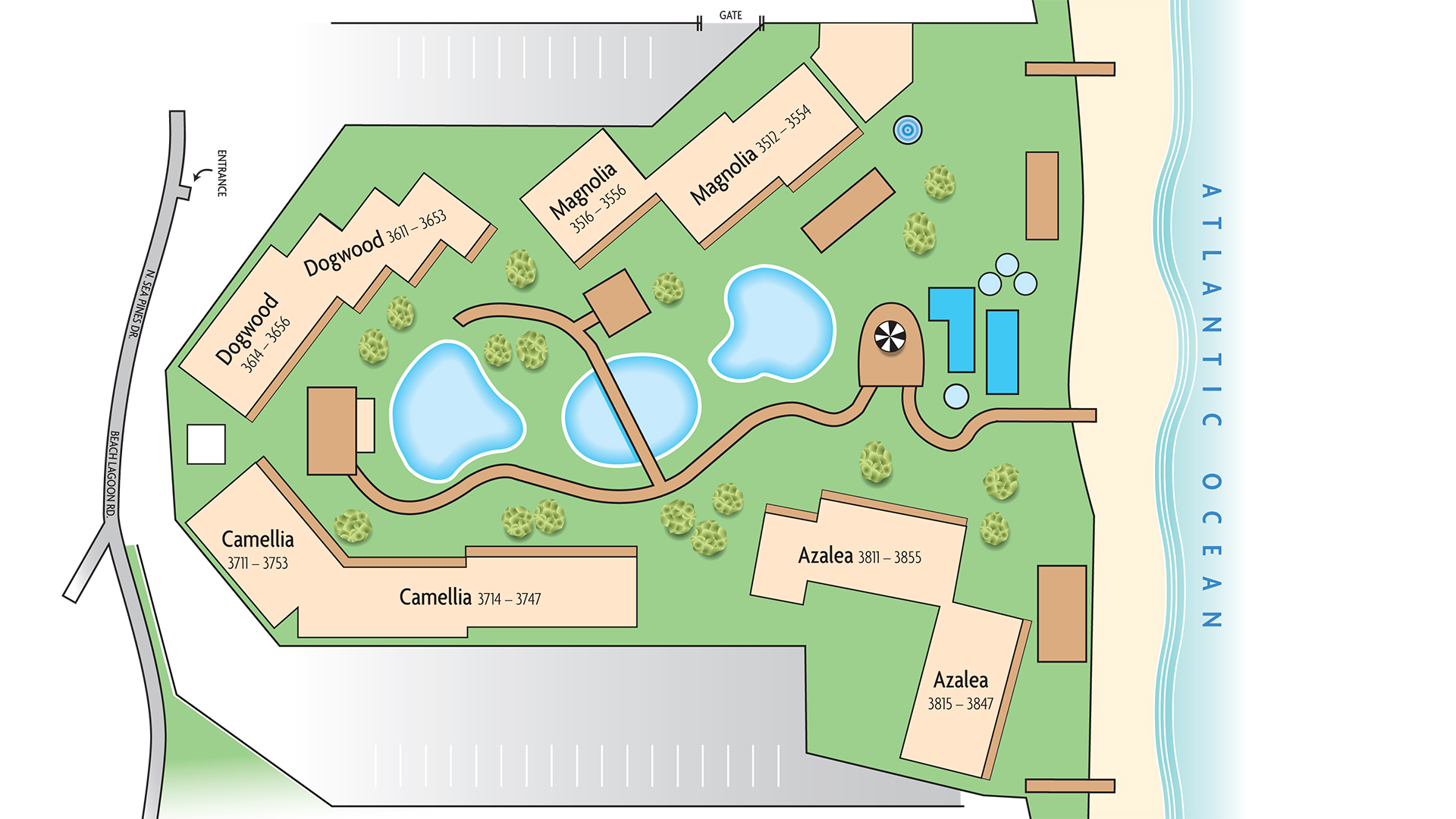 Marriott Monarch Resort Map Map | Marriott's Monarch | Marriott Vacation Club