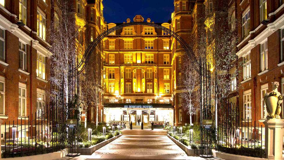 Front entrance to the St. Ermin's Hotel in London, part of the Autograph Collection