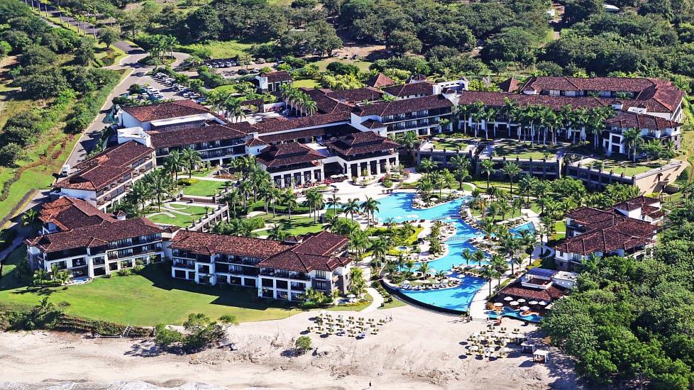 Aerial view of the JW Marriott Guanacaste Resort & Spa in Coasta Rica.